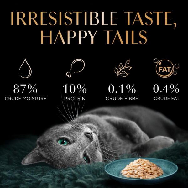 71mxOBHqT9L._SL1500_.jpg Sheba Rich Premium Adult (1+ Years) Wet Cat Food, Maguro & Bream Flavour, 35 g Pouch (Pack of 12), High-moisture wet food for healthy hydration