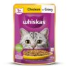 71my2gS9VJL._SL1500_.jpg Whiskas Adult (1+ Years) Wet Cat Food, Chicken in Gravy, 80 g, Hydrating Food Made With Real Chicken, 100% Complete & Balanced Nutrition for Adult Cats