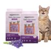 Amazon Basics Premium Tofu Cat Litter | 5 Kg (2.5 Kg x 2 Packs) | Organic | Biodegradable | Flushable | Dust-Free | Instant Clumping | Mild Lavender Fragrance