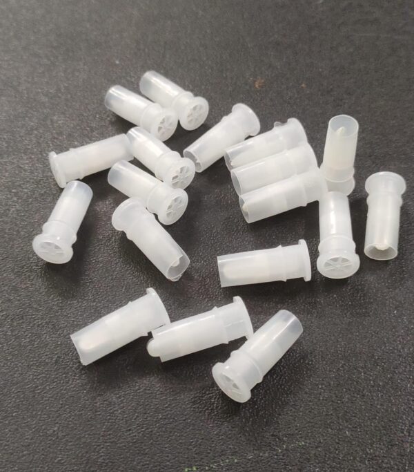 NEOBABY 24 Pieces 15 mm Reed Shoes Whistle | Squeaky Shoes Squeakers | Pet Toy Balls Replacement | Toy Repair Noise Maker Insert Replace, White