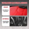 Berlin's Police K9 Dog Harness with Leash, Dog Vest with Handle, Reflective Adjustable No-Pull Harness for Dogs Heavy Duty Nylon, for Training, Patrol, Hiking (Red, XL (36Kg Above))