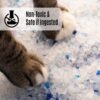Cature Care by Nature Premium Crystal Cat Litter, Ultra Absorbent Silica Gel, 2.8kg/6L, Dust Free, Eco-Friendly Litter for Cats