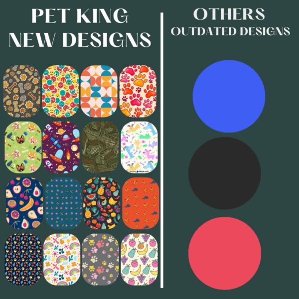Pet King Personalized No-Pull Dog Harness with Leash � Custom Dog Name & Phone Number Adjustable Reflective Vest for All Breeds Size � Easy Control & Comfortable. (REDPAW, M(13-19 KGs))
