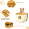 Cature Care by Nature Dog Purse Carrier for Small Dogs, Airline Approved Soft Sided Pet Carrier with Pockets, Ventilated Dog Carrying Bag for Puppy Cat, Dog Travel Supplies Bag (Beige)