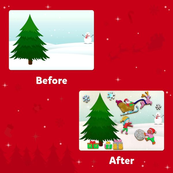 Skillmatics Foil Fun – Mess-Free Holiday Art & Craft Kit for Kids, DIY Creative Activity, Travel Game, Christmas Gift for Boys & Girls Ages 4, 5, 6, 7, 8, 9