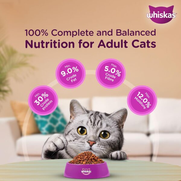 71rRREH-SL._SL1500_.jpg Whiskas Adult (+1 Year) Dry Cat Food, Chicken Flavour, 1.2kg Pack and Adult (+1 Year) Dry Cat Food, Tuna Flavour, 1.2kg Pack