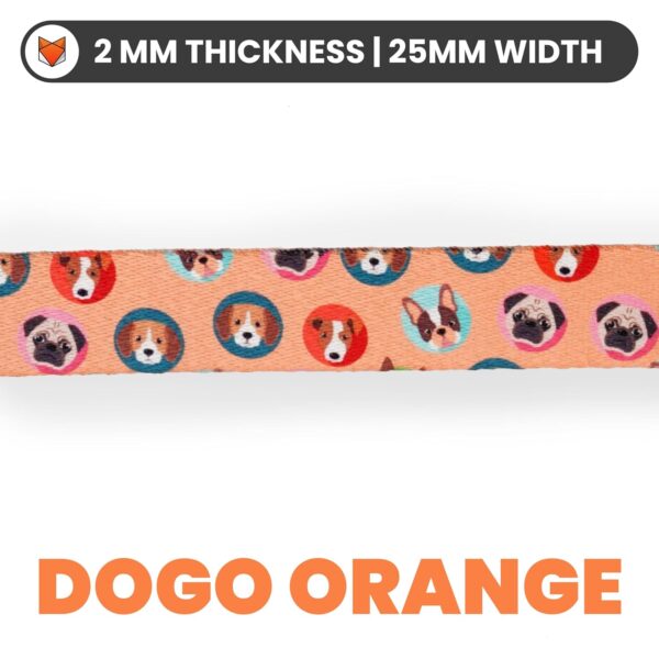 71rXFFg3ImL._SL1500_.jpg Wooflix Heavy Duty Nylon Dog Leash | Anti Slip Padded Handle Long Dog Leash | Highly Reflective Leash for Dogs | Dog Rope for Medium & Large Dogs | Dog Training Leash | (Dogo Orange, 5 Feet Long)