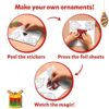 Skillmatics Foil Fun - Christmas Ornaments, Mess Free Art for Kids, Festive Holiday Craft Kits, DIY Decor Creative Activity, Gifts for Girls & Boys Ages 4, 5, 6, 7, 8, 9, and Up