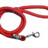 PSK PET MART Dog Harness Adjustable Vest Chest Belts (54-70Cm Neck,63-84Cm Girth) Dog Standard Harness (Large, Red) and Dog Leash 15mm(Color May Vary)