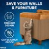 PANCA Cat Scratch Pad Mat for Wall, Sofa & Furniture Protection | 30x100cm Adhesive Cuttable Cat Scratcher Mat | Durable Sisal Texture Pad for Cats & Kittens – Prevents Scratching on Couch & Floor