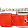 PSK PET MART Dog Choke Pet Nylon Half Chain Collar Half Choker Stainless Steel Dogs Collars 1 Piece Size - 1.25 inch Large (Color May Vary)(Pack of 1)