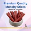 Chew Bite Stix by Pups & Kitties Premium Munchy Sticks for Dog, Mutton Flavour, 400g