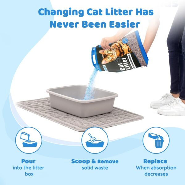 Cat Litter 5kg | 100% Natural Bentonite Clay | Rapid Clumping, Odour Lock, Low Dust, Gentle on Paws | Premium Absorbent Cat Litter for All Breeds