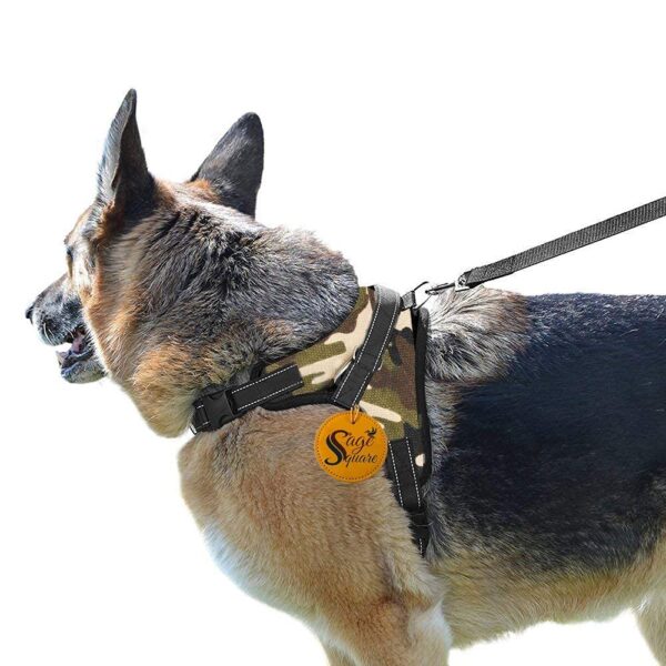 Sage Square Adjustable Cushion Padded Dog Sport Harness with Lifting Handle & Extra Comfort. (Extra Large)