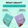 71tWjMLfNL._SL1500_.jpg BARK OUT LOUD by Vivaldis Premium Dog Treat Box | Premium 4-in-1 Assorted Dog Treats | Healthy, Tasty, High Protein Snacks for Puppies, Adult & Senior Dogs | Training Treats for All Breeds 400 GMS