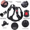 Dog Harness Dog Body Belt Vest for Large Medium Small Dogs with Safety Reflective No Pull Adjustable Military Style Dog Vest Training Harness(Blue, Small)