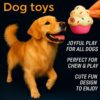 What's Poppin Muffin Cup Squeaky Dog Toy | Colorful Cupcake Design with Sprinkles | Soft Rubber Chew Toy for Small & Medium Dogs | Interactive Fetch, Chewing & Boredom Relief with Built-in Squeaker