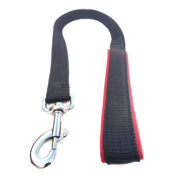 71vGbRrvfeS._SL1500_.jpg Short Dog Leash Traffic Padded Handle Heavy Duty 24 Inch/ 2Ft Short Nylon Dog Lead For Training Control-Pet Leashes For Large Big Dogs And Medium Dogs(Color- Black)