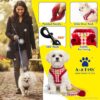 71vJ8FZpfL._SL1500_.jpg A+a Pets' Luxury Fur Harness & Leash Set for Cat & Small Dog | Lightweight, Escape Proof, Vest Combo (Red, L)