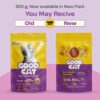 71vT4f0VUWL._SL1500_.jpg Good Cat Dry Cat Food | Oven Baked | Made with Real Chicken & Ocean 4 Fish | 300g (Pack of 2) | Suitable for All Ages | High Palatability | Tuna, Salmon & Mackerel | Essential Taurine for Vision