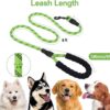 Petology Dog Leash 6FT Long, 1 Inch Thick Reflective Heavy Duty Rope with Anti-Slip Padded Handle for Medium & Large Dogs