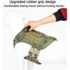 71w1LReZyqL._SL1500_.jpg Tactical Dog Harness for Medium Large Dogs No Pull Adjustable Dog Vest for Training Walking Military Grade with Molle Panels Easy Control Tactical Harness with Handle (Green, Large)