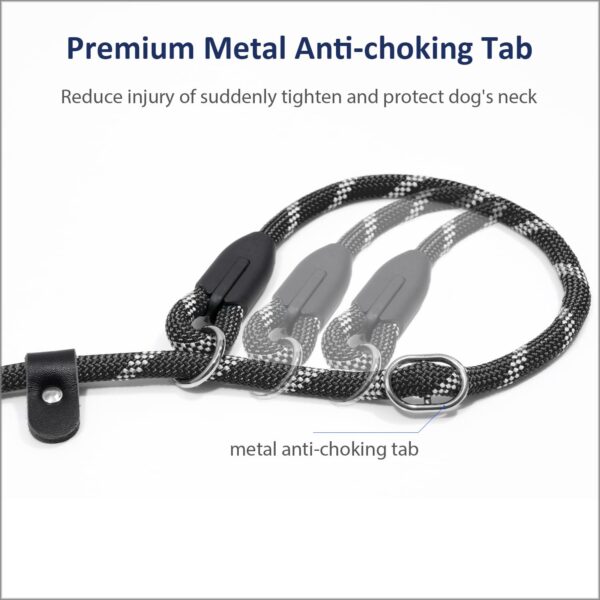 WePet Durable Dog Leash For Medium Large Dogs, Sturdy Reflective Leashes, Supports Strong Pulling, Comfortable Padded Handle, Slip Rope Lead For Walking And Training,?22 cm
