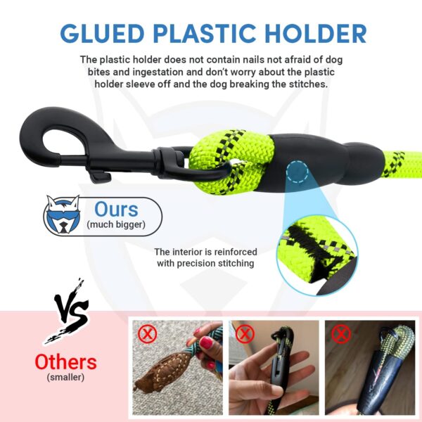 71wlsMIrunL._SL1500_.jpg HANK Dog Harness Leash Set - Soft Comfortable Handle - Dog Vest for Small Breed - No Pull Harness - Dog Vest for Training - Walking (Neon - Grey - S (Harness + Leash)