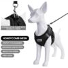 71xluBx49AL._SL1500_.jpg WOOFLIX Dog Harness for Small Dogs, Puppies and Cats | Suitable for Small Size Dogs, Cats & Puppies of 7 kg - 10 kg | Reflective Soft Padded Dog Harness with Secure Fit | Black (7 kg-10 kg Dog & Cat)