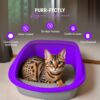 Cat Litter- 10Kg | Lavender Fragrance | Scoopable Bentonite Clay Cat Litter | Advanced Clumping Scented Litter Sand | 99.9% Dust Free | Natural | Odour Control Pack of 2