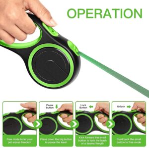 Pets Empire Adjustable Retractable Dog Leash 5 Mtr|Heavy Duty Leash for Pets with 360° Tangle Free Design |Strong Nylon Tape|Anti-Slip Handle| Built in Spring|One-Click Brake Pause|(Large, Blue)