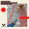 71zDaZsNCL._SL1080_.jpg Vama Leathers I Heavy Duty Strong Leash I Anti Slip Leash I 100% Cotton I Soft & Comfortable to Hold I 2 Handle Leash I for Giant, Ex Large & Large Dogs I Army Green