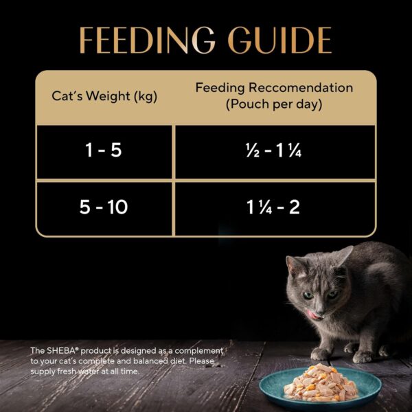 71zR1JhwUYL._SL1500_.jpg Sheba Rich Premium Adult (1+ Years) Wet Cat Food, Skipjack & Salmon Flavour, 35 g Pouch (Pack of 12), High-moisture wet food for healthy hydration