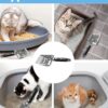 Cat Litter Scooper, Scooper for Cats, Cat Litter Scoop, Durable Stainless Steel Kitty Litter Shovel with Ergonomic Handle for Efficient Cleaning