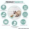 8114DnS875L._SL1500_.jpg Foodie Puppies Non-Slip, Non-Toxic Pet Feeding Plastic Cat Face Shaped Double Bowl Food & Water Feeder 2-in-1 Bowl for Dogs, Puppies, Cats & Kittens (Color May Vary)