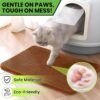 MAK7 Cat Litter Mat | Double Layer Honeycomb Design |Waterproof EVA Material | Cat Litterr Trapping & Easy Clean, Non-Slip Mat for Litter Box | Cats Litters Pad | Cat Products | SIZE 60CMX 45CM|