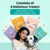 812JLnv5IWL._SL1500_.jpg BARK OUT LOUD by Vivaldis Premium Dog Treat Box | Premium 4-in-1 Assorted Dog Treats | Healthy, Tasty, High Protein Snacks for Puppies, Adult & Senior Dogs | Training Treats for All Breeds 400 GMS