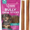 8138iUnnRHL._SL1500_.jpg Organic Dried Bully Chew Thick Sticks 100% Natural Protein Rich Dog Treat, Long Lasting Single Ingredient, Rawhide Free, Dog Food for Small, Medium and Adult Dogs (Bully Sticks)