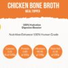 814ga2NCAtL._SL1500_.jpg Goofy Tails Bone Broth for Cats Variety Combo 200 ml (100 ml X 2 Pack), Chicken, Sea Food, Human Grade, Preservative Free, Gut Friendly Cat Food Topper, Cat Supplements with Natural Collagen