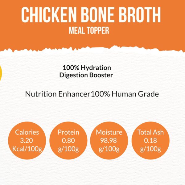 814ga2NCAtL._SL1500_.jpg Goofy Tails Bone Broth for Cats Variety Combo 200 ml (100 ml X 2 Pack), Chicken, Sea Food, Human Grade, Preservative Free, Gut Friendly Cat Food Topper, Cat Supplements with Natural Collagen