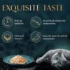 814ktVPBHL._SL1500_.jpg Sheba Rich Premium Adult (1+ Years) Wet Cat Food, Maguro & Bream Flavour, 35 g Pouch (Pack of 12), High-moisture wet food for healthy hydration