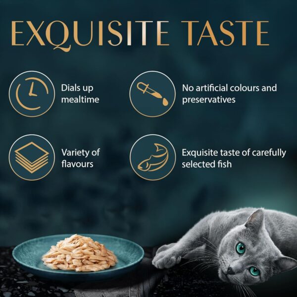 814ktVPBHL._SL1500_.jpg Sheba Rich Premium Adult (1+ Years) Wet Cat Food, Maguro & Bream Flavour, 35 g Pouch (Pack of 12), High-moisture wet food for healthy hydration