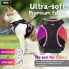 816MlTtlY-L._SL1500_.jpg Buraq No Pull Cat Harness with Leash Escape Proof, Aesthetic Design, Ultra-Light Weight, Air Mesh Fabric, Adjustable Cat Leash with Harness (XS - Black)
