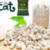JOSHMATIC'S PCAT Premium Pinewood Cat Litter | 100% Natural, Flushable & Biodegradable | Superior Odor Control | Dust-Free | Eco-Friendly & Compostable Wood Pellets Cats & Small Pet (14.1KG/24L)