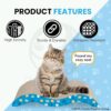 Foodie Puppies 2-in-1 Reversible Cat Scratcher Pad with Catnip for Cats & Kittens, (Breaker) | Durable Corrugated Cardboard Cat Scratch Post for Furniture Protection, Play & Rest (44cm x 23.5cm x 8cm)