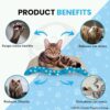 Foodie Puppies 2-in-1 Reversible Cat Scratcher Pad with Catnip for Cats & Kittens, (Breaker) | Durable Corrugated Cardboard Cat Scratch Post for Furniture Protection, Play & Rest (44cm x 23.5cm x 8cm)