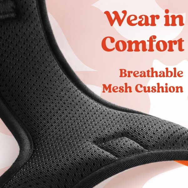 Premium Reflective Dog Vest Harness| Soft Breathable| Padded Handle| Adjustable Straps & Luxury Buckle | Soft Padded Mesh | No Pull | No-Choke | Chest 22-30 inch | All Medium Breed 14-22 Kg