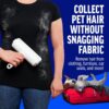 81GmSqhAkEL._SL1500_.jpg Portable Pet Hair Remover Roller for Dogs & Cats – Reusable Fur Remover Brush for Furniture, Clothes, Sofas, Car Seats & Beds | Easy-to-Clean, Eco-Friendly, No Sticky Tapes Needed (Roller)