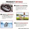 Foodie Puppies Dog Training Walking Rope - Nylon Leash (15mm) for Small to Medium Sized Dogs With Strong Hook - Color May Vary