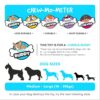 BarkButler x FOFOS Born Wild Frisbee Dog Toy - Red, Durable & Lightweight Pet Toys, Crinkle Paper Inside, Dog Toys for Medium Dogs to Large Dogs (10-30 kgs) of All Breeds